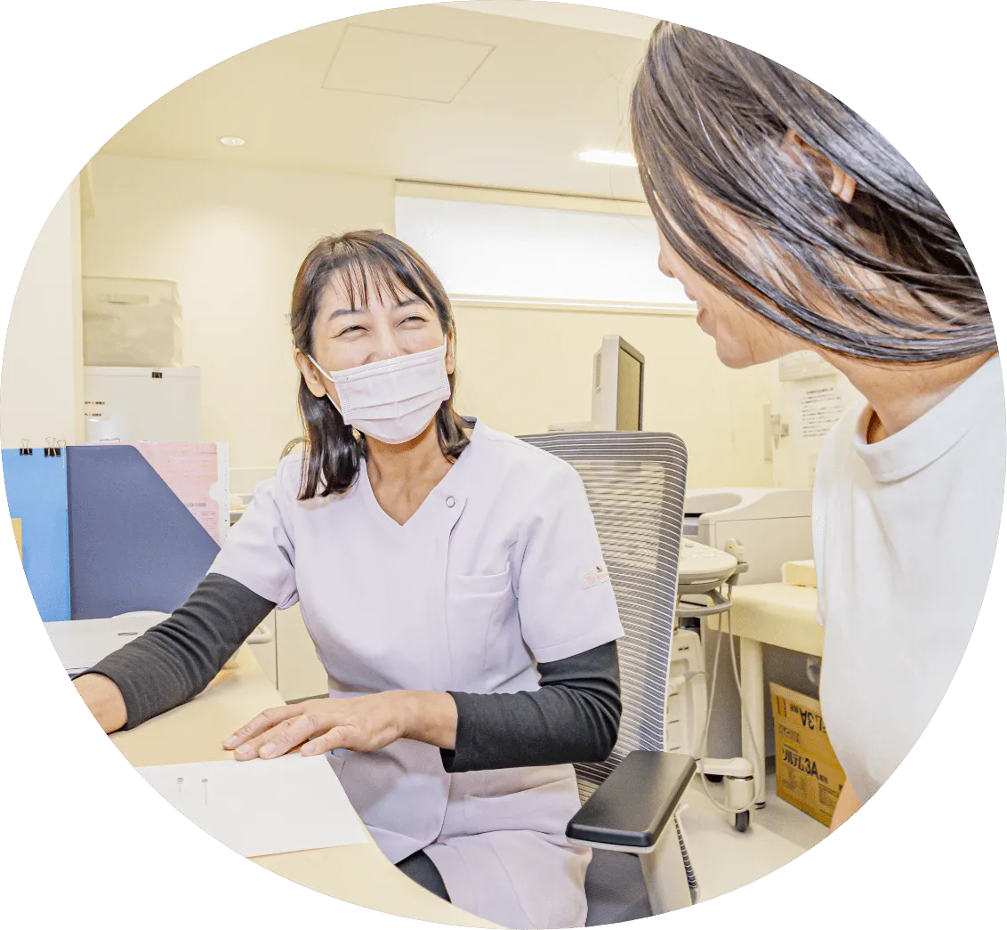 お一人おひとりの患者さまへ丁寧な寄り添い